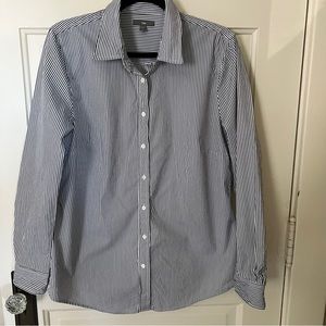 Women’s Gap Striped Button Down Blouse Size L